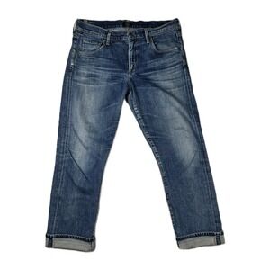 Citizens Of Humanity Jeans Womens Size 30 Emerson Slim Boyfriend Cuffed Blue